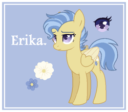 Size: 553x484 | Tagged: safe, artist:sakurainu2715, derpibooru import, oc, oc only, oc:erika sentry, pegasus, pony, female, mare, offspring, parent:flash sentry, parent:trixie, parents:sentrixie, solo