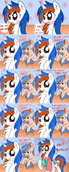 Size: 2002x5008 | Tagged: safe, artist:mayleebell24, derpibooru import, oc, oc:paddy, oc:safari, pony, ask-safaripony, browser ponies, clothes, scarf, shirt