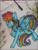 Size: 2121x2828 | Tagged: safe, artist:canadianpancake1, derpibooru import, rainbow dash, pegasus, pony, :p, cute, dashabetes, solo, tongue out, traditional art