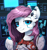 Size: 2800x3000 | Tagged: safe, artist:trickate, derpibooru import, oc, oc only, oc:astral heart, pegasus, pony, bust, female, lidded eyes, looking at you, mare, medic, portrait, solo, wings