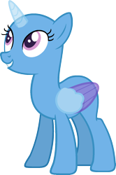 Size: 970x1465 | Tagged: safe, artist:pegasski, derpibooru import, oc, oc only, alicorn, pony, student counsel, alicorn oc, bald, base, eyelashes, eyes closed, grin, horn, looking up, simple background, smiling, solo, transparent background, two toned wings, wings