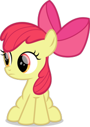 Size: 4647x6554 | Tagged: safe, artist:thatusualguy06, derpibooru import, apple bloom, earth pony, pony, on your marks, .svg available, female, filly, simple background, solo, transparent background, vector