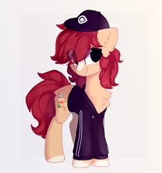 Size: 1332x1424 | Tagged: safe, artist:little-sketches, derpibooru import, oc, oc only, oc:bead trail, earth pony, pony, chest fluff, clothes, female, mare, simple background, solo, white background