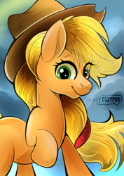 Size: 2481x3507 | Tagged: safe, artist:boxypop, derpibooru import, applejack, earth pony, pony, solo