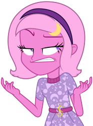 Size: 4739x6397 | Tagged: safe, artist:illumnious, derpibooru import, oc, oc:flares midnight, equestria girls, absurd resolution, clothes, equestria girls-ified, female, raised eyebrow, simple background, solo, transparent background