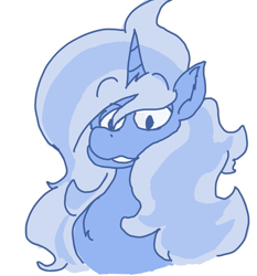 Size: 635x680 | Tagged: safe, artist:samanthaisonline, derpibooru import, trixie, pony, unicorn, bust, chest fluff, female, mare, simple background, solo, white background