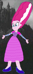 Size: 458x1015 | Tagged: safe, artist:ktd1993, derpibooru import, pinkie pie, equestria girls, bride of frankenstein, cute, frankenstein, solo