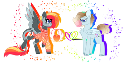 Size: 8000x4000 | Tagged: safe, artist:crazysketch101, derpibooru import, oc, oc:crazy looncrest, oc:crazy sketch, pegasus, pony