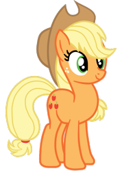 Size: 540x758 | Tagged: safe, artist:gmaplay, derpibooru import, applejack, earth pony, pony, applejack's hat, cowboy hat, cute, hat, jackabetes, simple background, solo, transparent background