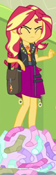 Size: 214x657 | Tagged: safe, derpibooru import, screencap, sunset shimmer, better together, equestria girls, sock it to me, clothes, cropped, socks, solo