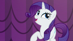 Size: 1920x1080 | Tagged: safe, derpibooru import, screencap, rarity, pony, unicorn, canterlot boutique, female, mare, solo