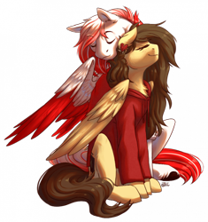 Size: 700x745 | Tagged: safe, artist:moontwinkle, derpibooru import, oc, oc only, oc:deepest apologies, oc:retro hearts, pegasus, pony, commission, simple background, transparent background, ych result