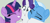 Size: 1746x800 | Tagged: safe, artist:jadethepegasus, derpibooru import, rarity, trixie, twilight sparkle, pony, unicorn, cheek squish, cheek to cheek, eyes closed, female, grin, hug, lesbian, polyamory, rarilight, rarixie, shipping, smiling, squishy cheeks, twixie, twixity