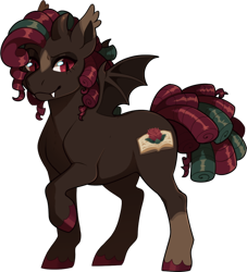 Size: 554x610 | Tagged: safe, artist:lastnight-light, derpibooru import, oc, oc:novella rose, bat pony, female, mare, simple background, solo, transparent background