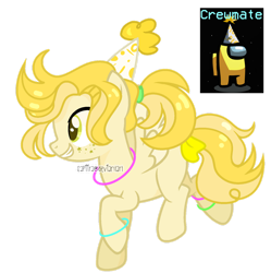 Size: 1280x1286 | Tagged: safe, artist:sapiira, derpibooru import, oc, pegasus, pony, crewmate, female, mare, simple background, solo, transparent background