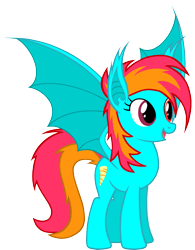 Size: 1597x2048 | Tagged: safe, artist:tempete49, derpibooru import, oc, oc:tempete, bat pony, pony, undead, vampire, vampony, 2021 community collab, derpibooru community collaboration, heterochromia, simple background, solo, transparent background