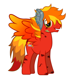 Size: 1173x1296 | Tagged: safe, artist:ragedox, derpibooru import, oc, oc:ragedox, hybrid, kirin, pegasus, pony, 2021 community collab, derpibooru community collaboration, simple background, solo, transparent background, vector