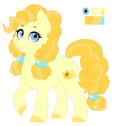 Size: 1309x1455 | Tagged: safe, artist:silentwolf-oficial, derpibooru import, oc, oc only, oc:vanilla cream, earth pony, pony, colored hooves, earth pony oc, not pear butter, reference sheet, simple background, solo