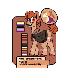 Size: 1000x1100 | Tagged: safe, artist:spudsmcfrenzy, derpibooru import, oc, earth pony, pony, ambiguous gender, solo