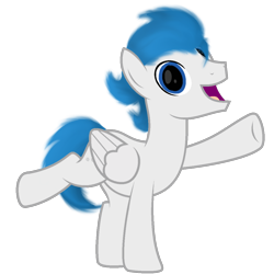 Size: 4000x4000 | Tagged: safe, artist:indonesiarailroadpht, derpibooru import, oc, oc only, oc:dreamy daze, pegasus, pony, 2021 community collab, derpibooru community collaboration, looking at you, open mouth, simple background, solo, transparent background