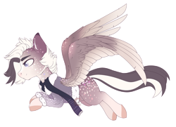 Size: 1024x743 | Tagged: safe, artist:nekoremilia1, derpibooru import, oc, oc only, pegasus, pony, clothes, commission, male, scarf, simple background, solo, transparent background