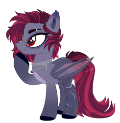 Size: 1024x1047 | Tagged: safe, artist:nekoremilia1, derpibooru import, oc, oc only, bat pony, pony, base, base used, chains, simple background, solo, transparent background