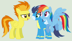 Size: 829x477 | Tagged: safe, artist:jadethepegasus, derpibooru import, rainbow dash, soarin', spitfire, pegasus, pony, bisexual, female, lesbian, male, polyamory, shipping, soarindash, soarindashfire, soarinfire, spitdash, straight