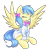 Size: 750x798 | Tagged: safe, artist:b_m, derpibooru import, oc, oc only, oc:lrivulet, oc:左岸, pegasus, pony, 2021 community collab, bow, clothes, derpibooru community collaboration, eyes closed, female, hair bow, mare, shirt, simple background, sitting, solo, transparent background