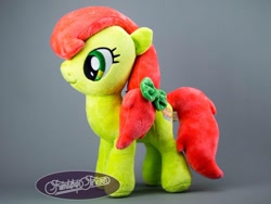 Size: 700x525 | Tagged: safe, derpibooru import, peachy sweet, pony, apple family member, irl, photo, plushie