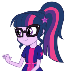 Size: 1920x2075 | Tagged: safe, artist:lhenao, derpibooru import, sci-twi, twilight sparkle, equestria girls, spring breakdown, geode of telekinesis, magical geodes, simple background, solo, transparent background