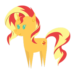 Size: 640x640 | Tagged: safe, artist:thebenalpha, derpibooru import, sunset shimmer, pony, unicorn, bbbff, pointy ponies, simple background, solo, transparent background