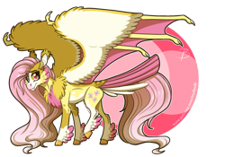 Size: 1644x1151 | Tagged: safe, alternate version, artist:inuhoshi-to-darkpen, derpibooru import, fluttershy, bat pony, pegasus, pony, alternate design, bat ponified, chest fluff, cloven hooves, colored wings, ear fluff, ethereal mane, female, flutterbat, mare, race swap, redesign, simple background, solo, starry mane, tail feathers, transparent background, unshorn fetlocks, wings