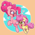 Size: 1500x1500 | Tagged: safe, artist:lou, derpibooru import, li'l cheese, pinkie pie, earth pony, pony, the last problem, colt, cute, diapinkes, female, happy, li'l cuteese, male, mare, mother and child, mother and son, older, older pinkie pie, parent and child