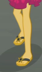 Size: 717x1239 | Tagged: safe, derpibooru import, screencap, sunset shimmer, better together, equestria girls, x marks the spot, feet, legs, pictures of legs, sandals