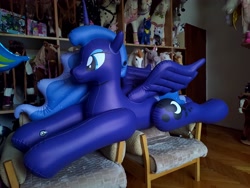 Size: 4000x3000 | Tagged: safe, artist:arniemkii, derpibooru import, princess luna, alicorn, inflatable pony, pony, unicorn, bootleg, hongyi, inflatable, inflatable toy, my little pony, photo