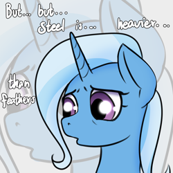 Size: 2000x2000 | Tagged: safe, artist:plaguemare, derpibooru import, trixie, pony, unicorn, dialogue, doodle, drawthread, limmy's show, meme, request