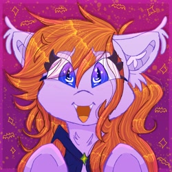 Size: 2048x2048 | Tagged: safe, artist:tizhonolulu, derpibooru import, oc, oc:cookie byte, bat pony, solo