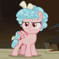 Size: 640x640 | Tagged: safe, derpibooru import, edit, screencap, cozy glow, lord tirek, queen chrysalis, centaur, changeling, changeling queen, pegasus, pony, frenemies (episode), animated, better way to be bad, caption, cozy glow is not amused, cozybetes, cozybuse, cropped, cute, disappointed, female, filly, get out, gif, gtfo, image macro, meme, offscreen character, pointing, shocked, text, unamused