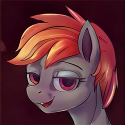 Size: 1024x1024 | Tagged: safe, artist:thisponydoesnotexist, derpibooru import, pony, looking at you, neural network, open mouth