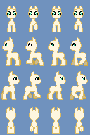 Size: 128x192 | Tagged: safe, artist:scraggleman, derpibooru import, pony, base, pixel art, solo, sprite sheet