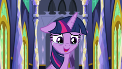 Size: 1920x1080 | Tagged: safe, derpibooru import, screencap, twilight sparkle, twilight sparkle (alicorn), alicorn, the last problem, crying, floppy ears, happy, sad smile, solo, tears of joy, twilight's castle