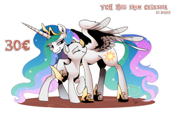 Size: 3507x2480 | Tagged: safe, artist:dormin-dim, derpibooru import, princess celestia, oc, alicorn, earth pony, pegasus, pony, unicorn, commission, hug, simple background, transparent background, ych comission, ych example, ych sketch, your character here