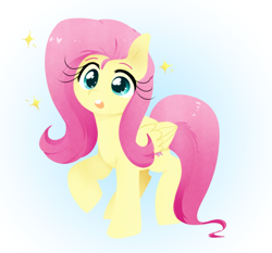 Size: 828x772 | Tagged: safe, artist:ruhianna, derpibooru import, fluttershy, pegasus, pony, cute, female, mare, open mouth, shyabetes, solo