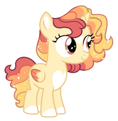 Size: 820x844 | Tagged: safe, artist:roses-are-gold, derpibooru import, oc, alicorn, pony, female, filly, magical lesbian spawn, offspring, parent:princess celestia, parent:rainbow dash, parents:dashlestia, simple background, solo, transparent background, two toned wings, wings