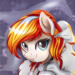 Size: 1024x1024 | Tagged: safe, artist:thisponydoesnotexist, derpibooru import, pony, looking at you, neural network, solo