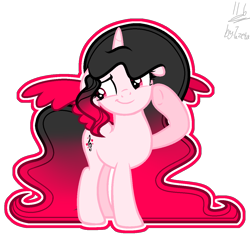 Size: 1194x1138 | Tagged: safe, artist:whiteplumage233, derpibooru import, oc, oc only, alicorn, pony, alicorn oc, female, mare, simple background, solo, transparent background, two toned wings, wings