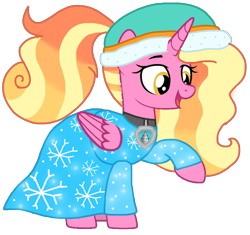 Size: 1105x1040 | Tagged: safe, artist:徐詩珮, derpibooru import, luster dawn, alicorn, pony, series:sprglitemplight diary, series:sprglitemplight life jacket days, series:springshadowdrops diary, series:springshadowdrops life jacket days, alicornified, alternate universe, base used, elsa, everest (paw patrol), female, frozen (movie), lustercorn, paw patrol, simple background, transparent background