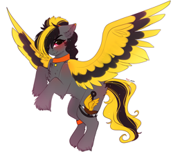 Size: 3469x3100 | Tagged: safe, artist:1fresita, derpibooru import, oc, oc only, pegasus, pony, colored wings, female, mare, simple background, solo, two toned wings, white background, wings