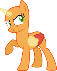 Size: 1074x1349 | Tagged: safe, artist:pegasski, derpibooru import, oc, oc only, alicorn, pony, power ponies (episode), alicorn oc, bald, base, eyelashes, freckles, horn, looking up, raised hoof, simple background, smiling, solo, transparent background, two toned wings, wings