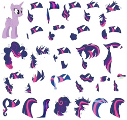 Size: 1024x969 | Tagged: safe, artist:selenaede, derpibooru import, twilight sparkle, twilight sparkle (alicorn), alicorn, pony, 2015, base, mane